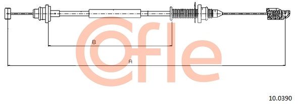 Accelerator Cable COFLE 92.10.0390