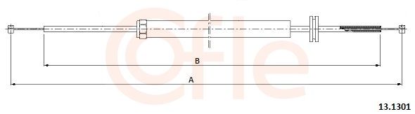 Bonnet Cable COFLE 92.13.1301