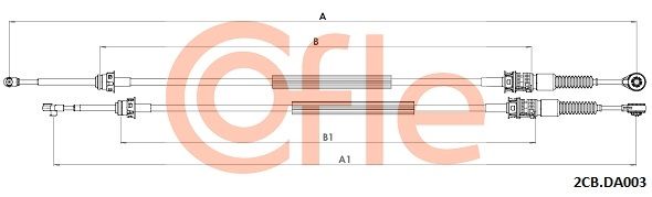 Trosas, neautomatinė transmisija COFLE 92.2CB.DA003