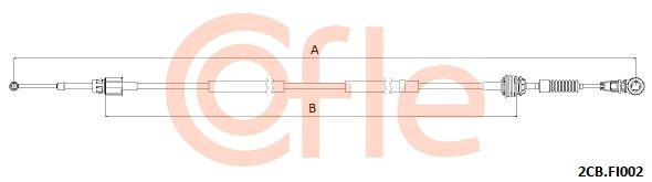 Trosas, neautomatinė transmisija COFLE 92.2CB.FI002