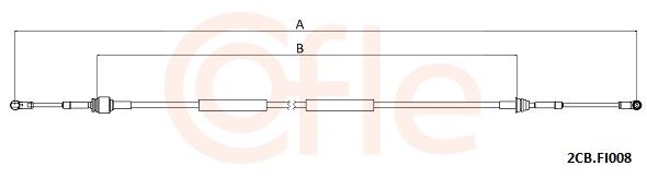 Trosas, neautomatinė transmisija COFLE 92.2CB.FI008