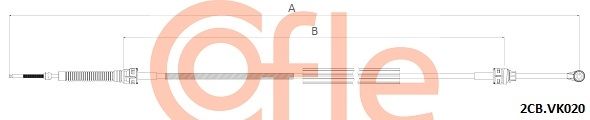 Тросовий привод, коробка передач COFLE 92.2CB.VK020