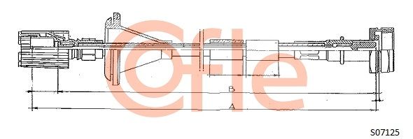 Трос привода спідометра COFLE 92.S07125