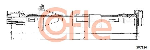 Трос привода спідометра COFLE 92.S07126