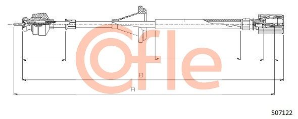 Speedometer Cable COFLE S07122