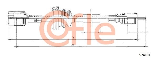 Tachometro velenas COFLE S24101