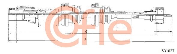 Tachometro velenas COFLE S31027