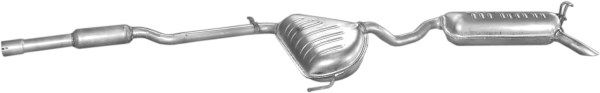 Repair Pipe, catalytic converter POLMO 07.404