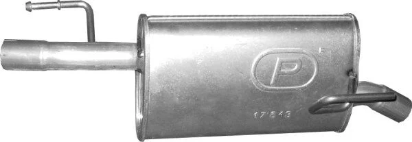 Rear Muffler POLMO 17.643