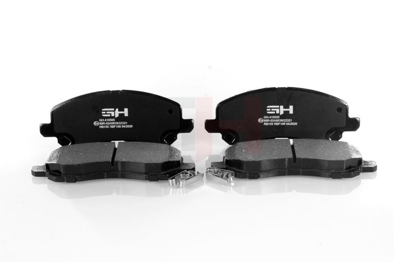 Комплект гальмівних накладок, дискове гальмо GH GH-410505