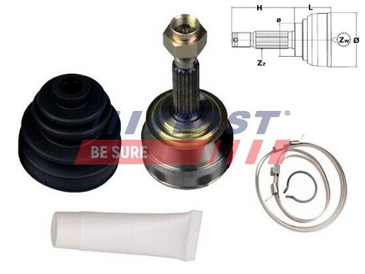 Joint Kit, drive shaft FAST FT25002K