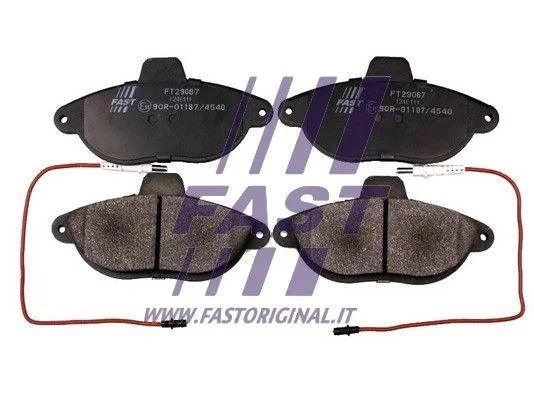Stabdžių trinkelių rinkinys, diskinis stabdys FAST FT29067