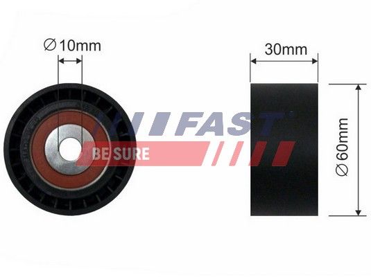 Deflection/Guide Pulley, timing belt FAST FT44085