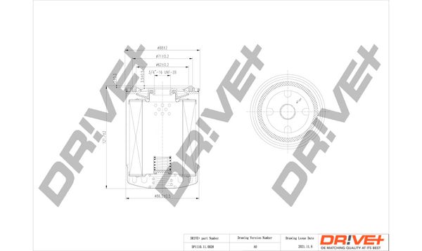 Alyvos filtras Dr!ve+ DP1110.11.0028