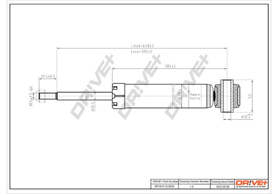 Амортизатор Dr!ve+ DP1610.10.0026