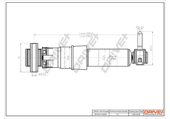 Amortizatorius Dr!ve+ DP1610.10.0055