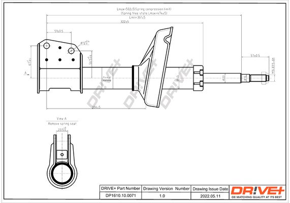 Amortizatorius Dr!ve+ DP1610.10.0071