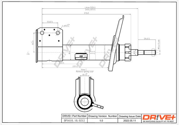 Shock Absorber Dr!ve+ DP1610.10.0212