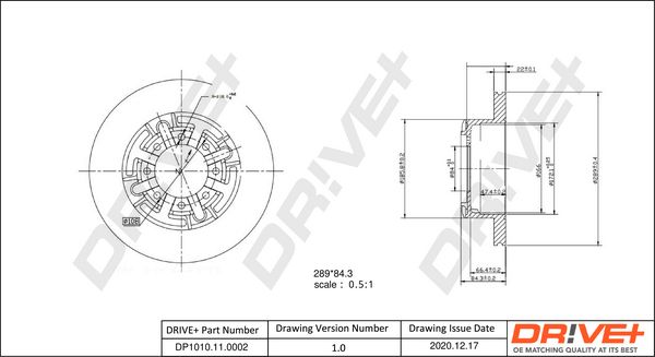 Brake Disc Dr!ve+ DP1010.11.0002