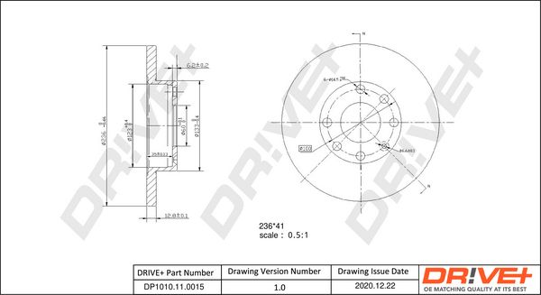 Brake Disc Dr!ve+ DP1010.11.0015