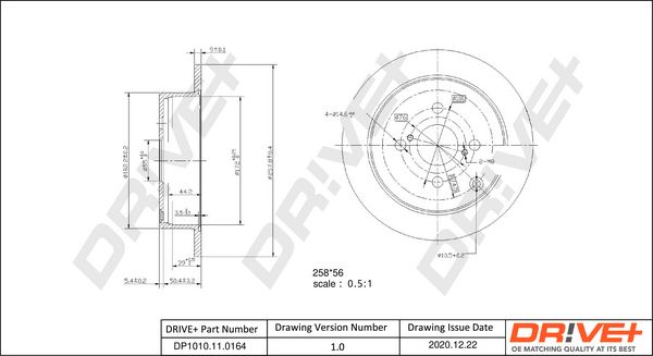 Brake Disc Dr!ve+ DP1010.11.0164