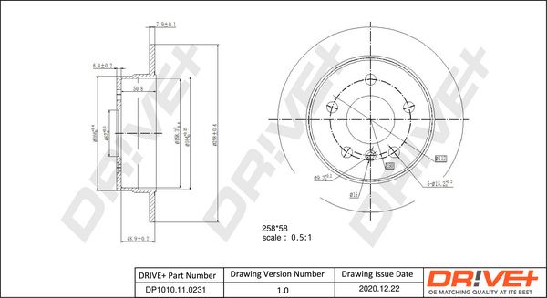 Brake Disc Dr!ve+ DP1010.11.0231