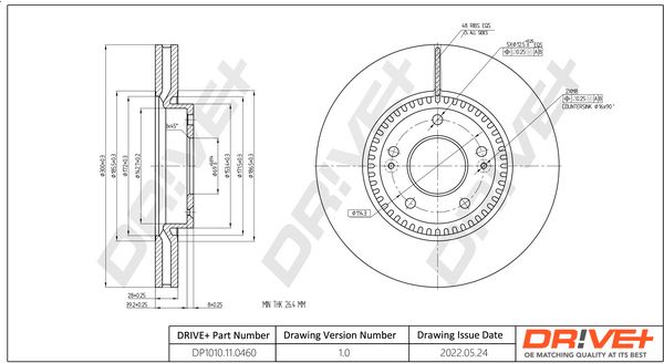 Brake Disc Dr!ve+ DP1010.11.0460