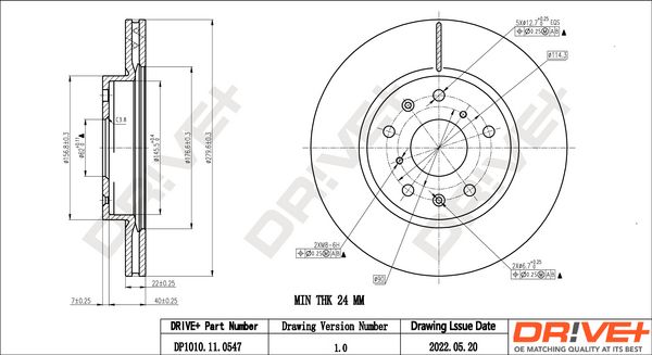 Brake Disc Dr!ve+ DP1010.11.0547