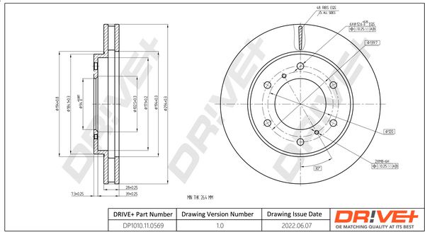 Brake Disc Dr!ve+ DP1010.11.0569