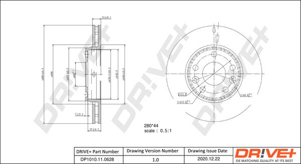 Brake Disc Dr!ve+ DP1010.11.0628