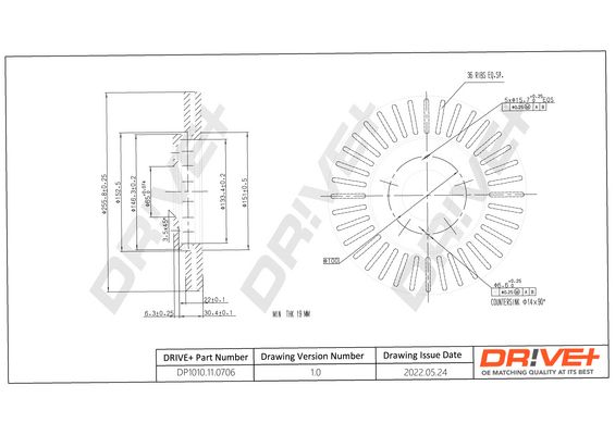 Brake Disc Dr!ve+ DP1010.11.0706