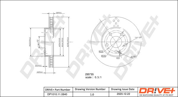 Brake Disc Dr!ve+ DP1010.11.0840