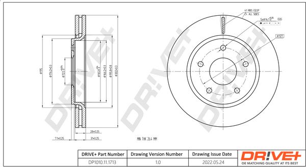 Brake Disc Dr!ve+ DP1010.11.1713