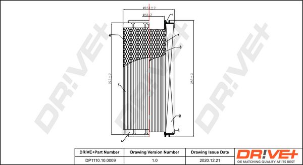 Air Filter Dr!ve+ DP1110.10.0009