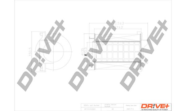 Oro filtras Dr!ve+ DP1110.10.0031