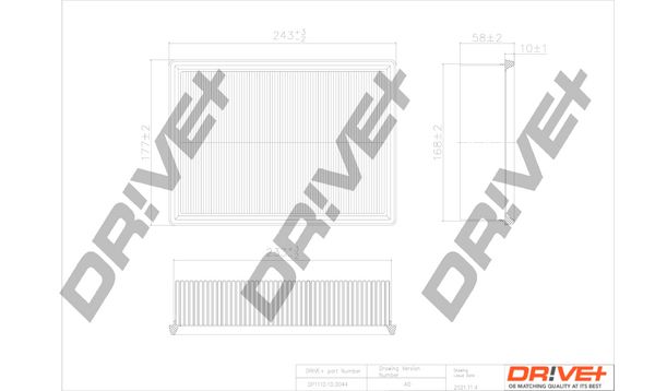 Air Filter Dr!ve+ DP1110.10.0044