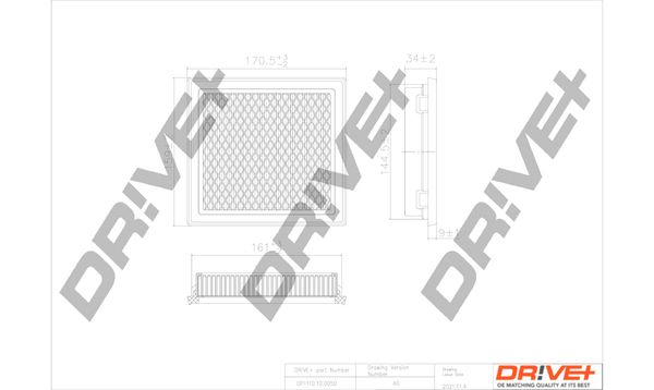 Повітряний фільтр Dr!ve+ DP1110.10.0050