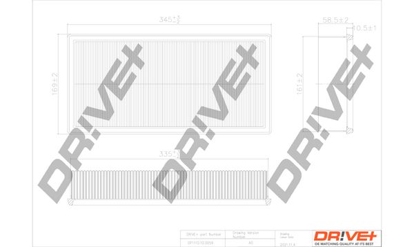 Oro filtras Dr!ve+ DP1110.10.0059