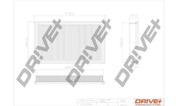 Air Filter Dr!ve+ DP1110.10.0069