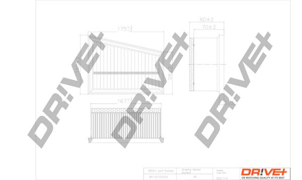 Oro filtras Dr!ve+ DP1110.10.0070