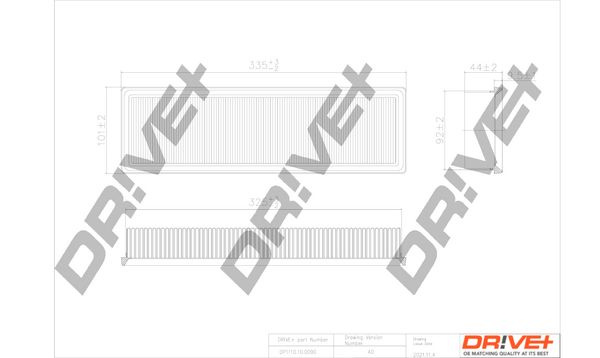 Oro filtras Dr!ve+ DP1110.10.0090