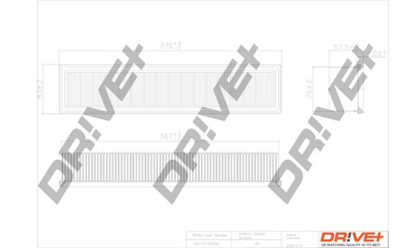 Air Filter Dr!ve+ DP1110.10.0095