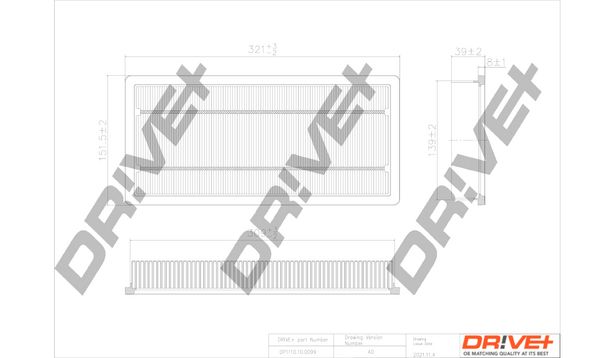 Oro filtras Dr!ve+ DP1110.10.0099