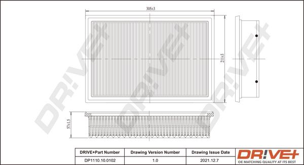 Air Filter Dr!ve+ DP1110.10.0102