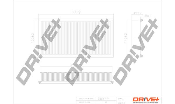 Oro filtras Dr!ve+ DP1110.10.0109