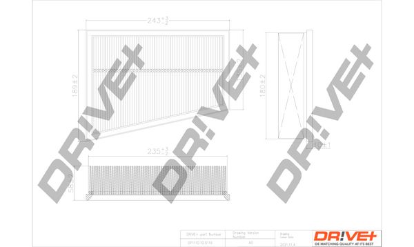 Повітряний фільтр Dr!ve+ DP1110.10.0110