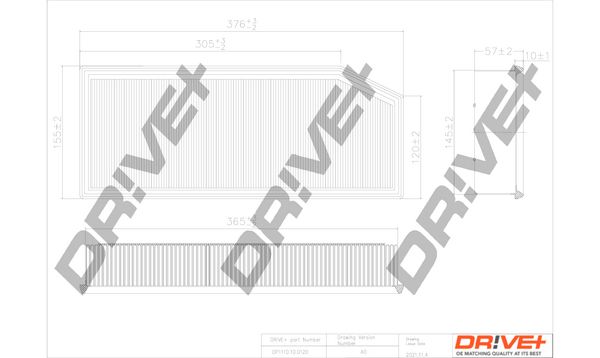 Повітряний фільтр Dr!ve+ DP1110.10.0120