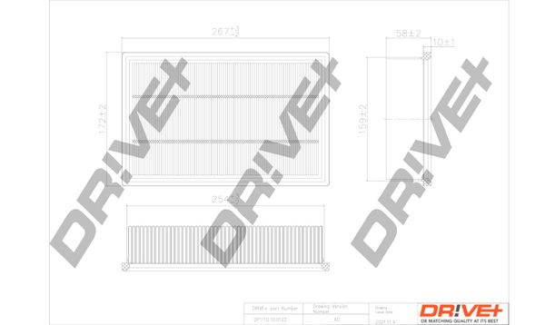 Air Filter Dr!ve+ DP1110.10.0122