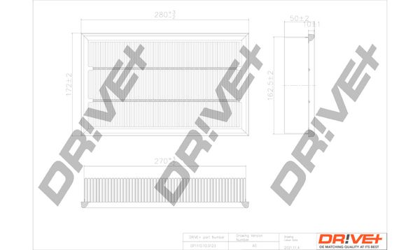 Air Filter Dr!ve+ DP1110.10.0123