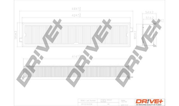 Oro filtras Dr!ve+ DP1110.10.0134